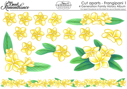 Cut-Apart Sheet - Frangipani 1