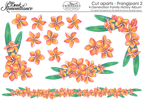 Cut-Apart Sheet - Frangipani 2
