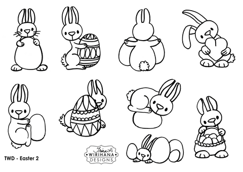 Digital Download - Colouring Sheet - Easter 2