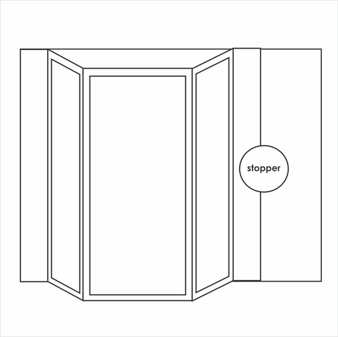 DL- Fancy Fold 108 - Side Easel Card