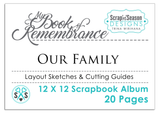 Instruction Guide - 'Our Family' - 20 Page Album