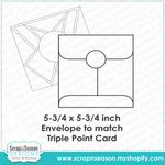 Fancy Fold 105 A - Triple Point Card Envelope Instructions